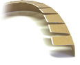 Gli Eltete angolari dentati WA sono studiati in particolare per la protezione di materiali in bobina, tavole con bordi arrotondati